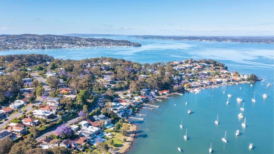 Buyers Agent Lake Macquarie aerial location shot