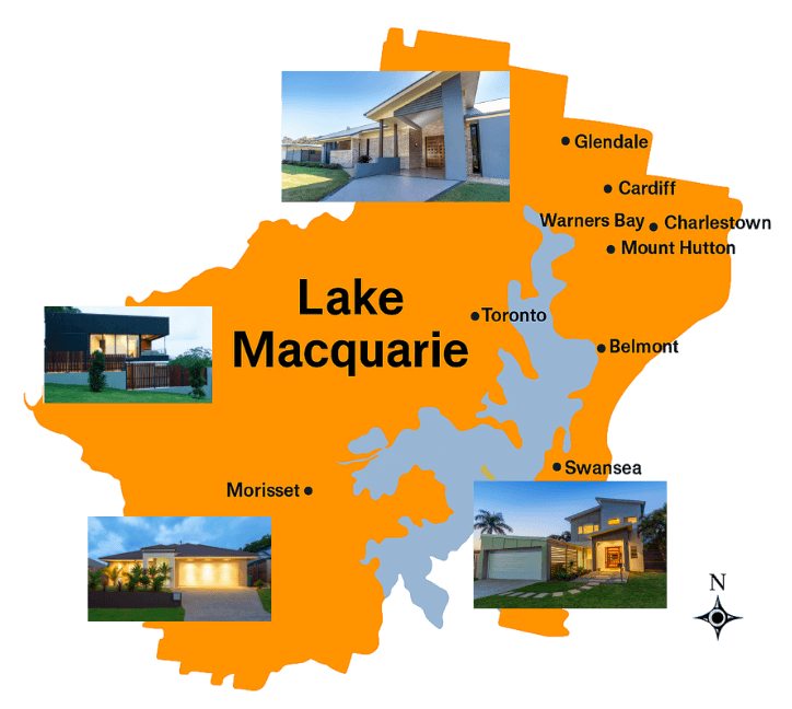 Buyers Agent Lake Macquarie service area map
